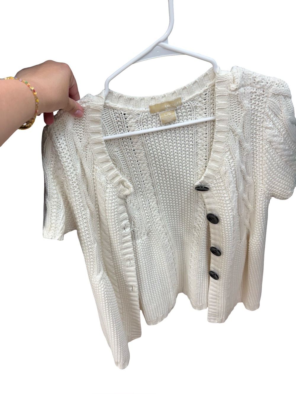 MICHAEL  Michael Kors short sleeve cardigan